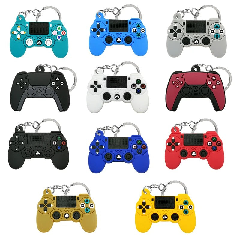 1PCS Cute keychain Gamepad Game Controller Keyring fit Car Key Accessories Children Birthday Joypad Souvenir Friends Party Gifts