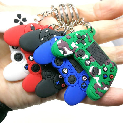 1PCS Cute keychain Gamepad Game Controller Keyring fit Car Key Accessories Children Birthday Joypad Souvenir Friends Party Gifts